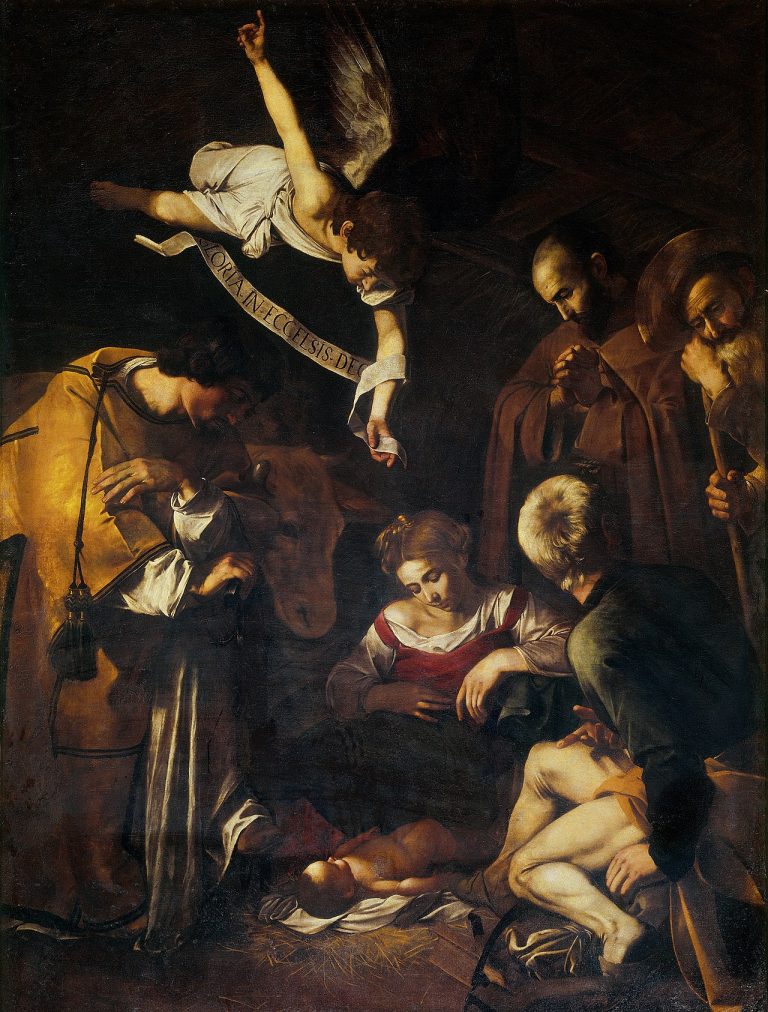 Lire la suite à propos de l’article La Nativité avec saint François et saint Laurent – Le Caravage