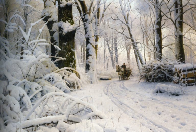 Lire la suite à propos de l’article Les bois sous la neige – Peter Mork Monsted