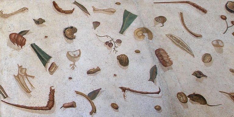 Lire la suite à propos de l’article Mosaïque de l&rsquo;asàrotos oikos – Héraclite